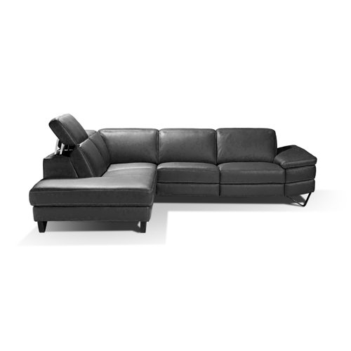 Décolux 3 Piece Leather Power Reclining Sectional Wayfair